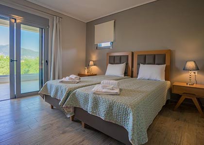 Beachfront villa Leandros
